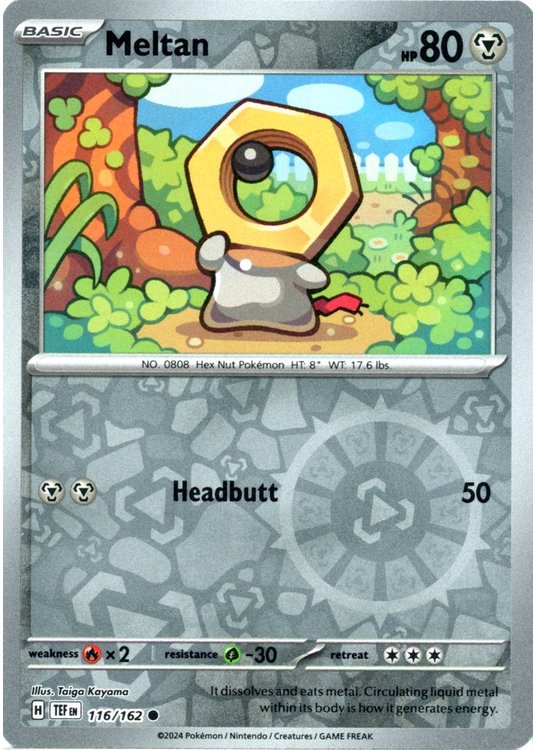 Meltan – 116/162 – Reverse