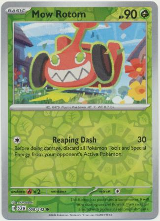 Mow Rotom - 008/142 - Reverse