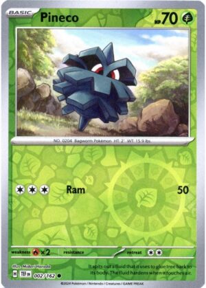 Pineco - 002/162 - Reverse