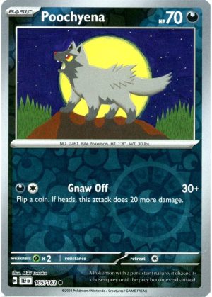 Poochyena – 105/162 – Reverse