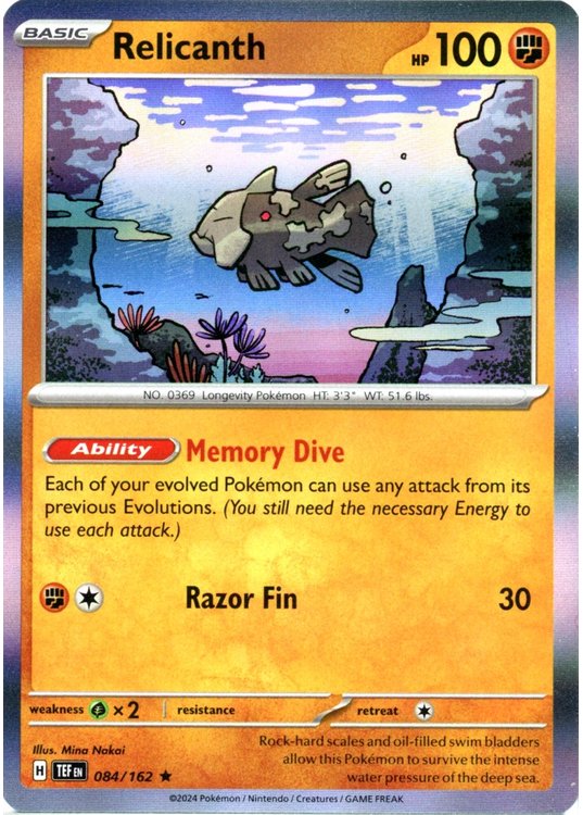 Relicanth - 084/162 (Holo)