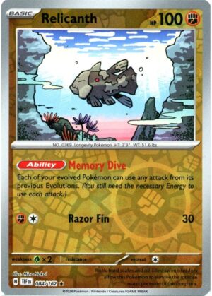 Relicanth - 084/162 - Reverse