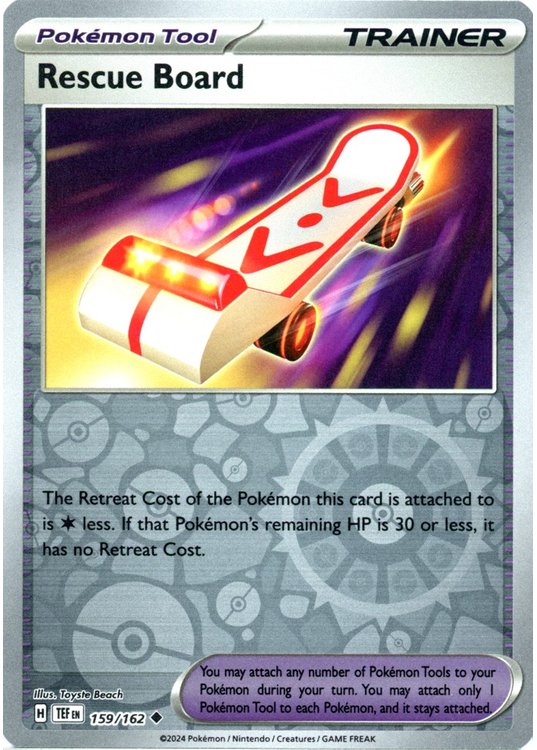 Rescue Board – 159/162 – Reverse
