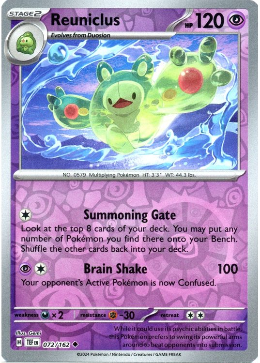 Reuniclus - 072/162 - Reverse