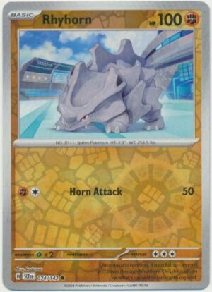 Rhyhorn - 074/142 - Reverse