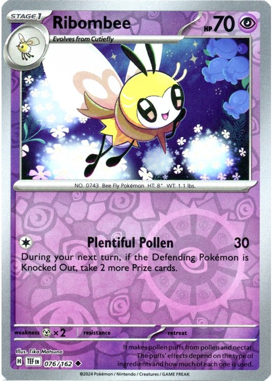 Ribombee - 076/162 - Reverse
