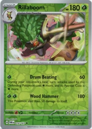 Rillaboom - 016/167 - Reverse