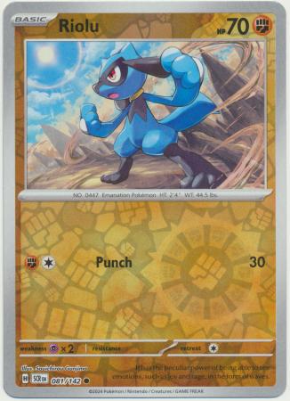 Riolu - 081/142 - Reverse