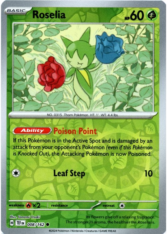 Roselia - 008/162 - Reverse