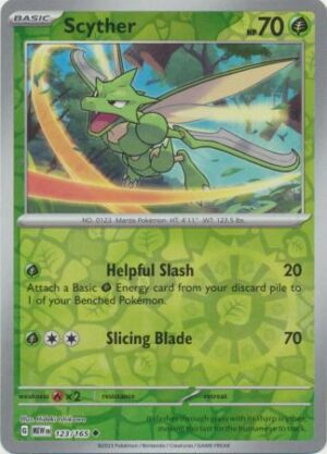 Scyther - 123/165 - Reverse