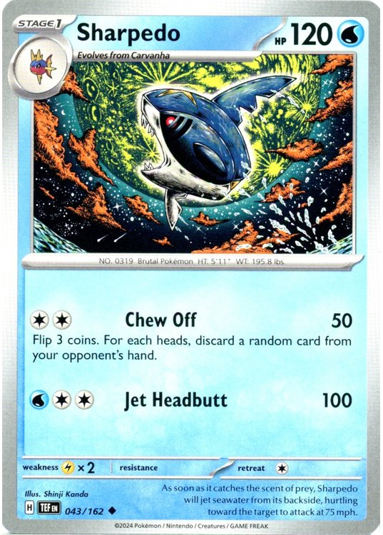 Sharpedo - 043/162