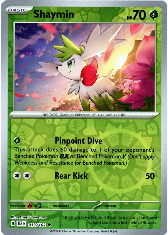 Shaymin - 013/162 - Reverse
