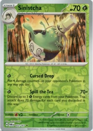 Sinistcha - 022/167 - Reverse