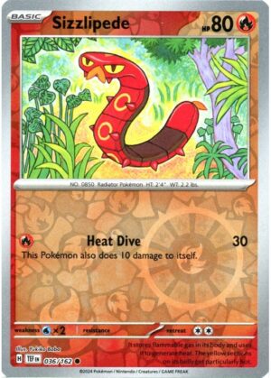 Sizzlipede - 036/162 - Reverse