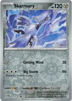 Skarmory - 119/167 - Reverse