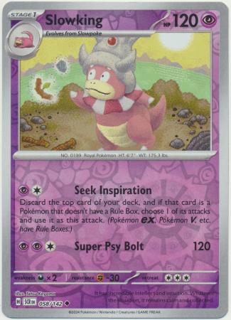 Slowking - 058/142 - Reverse