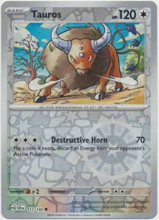 Tauros - 112/142 - Reverse