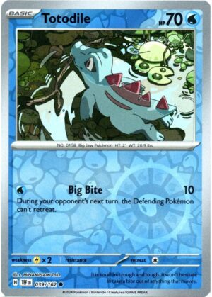 Totodile - 039/162 - Reverse