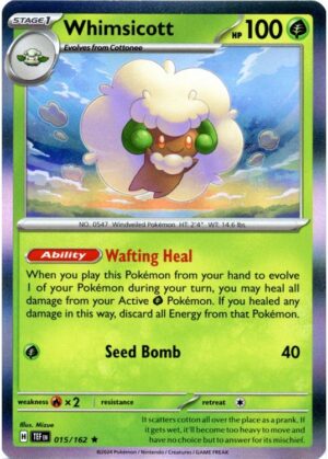 Whimsicott - 015/162 (Holo)