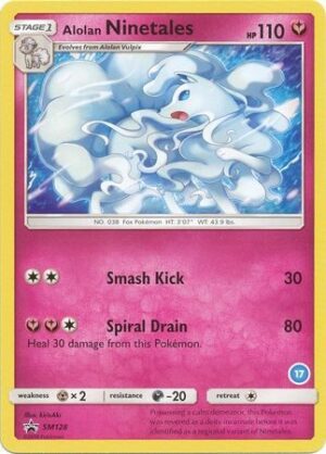 Alolan Ninetales - SM128 - Pokemon Sun & Moon promo