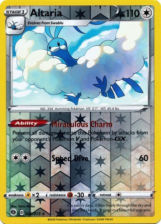 Altaria - 049/073 - Reverse
