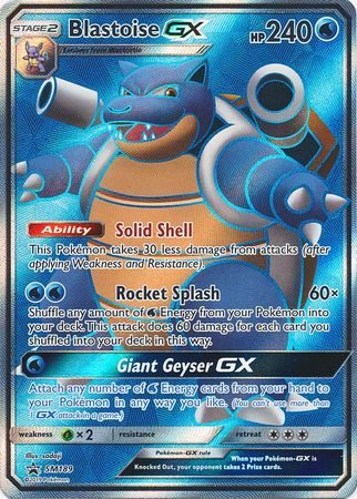 Blastoise GX - SM189 - Pokemon Sun & Moon promo