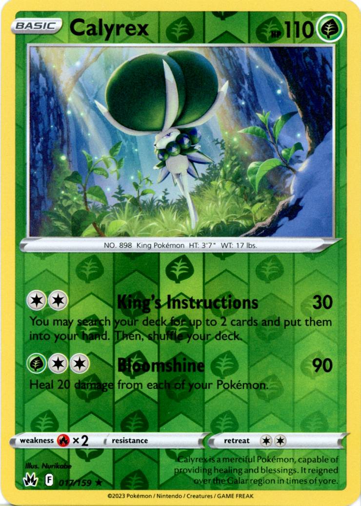 Calyrex - 017/159 - Reverse