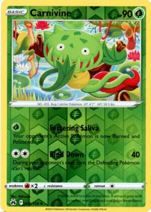 Carnivine - 012/159 - Reverse