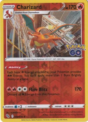 Charizard - 10/078 - Reverse