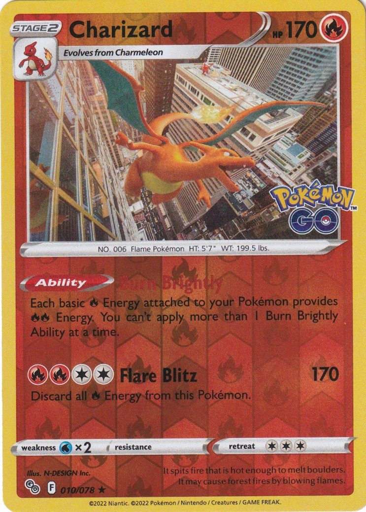 Charizard - 10/078 - Reverse