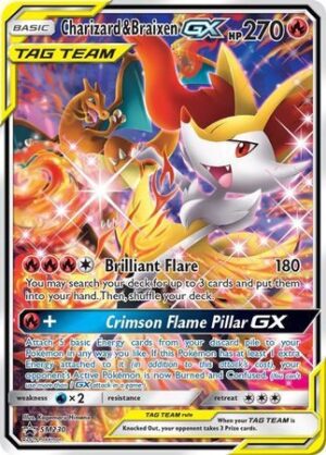 Charizard & Braixen GX - SM230 - Pokemon Sun & Moon promo