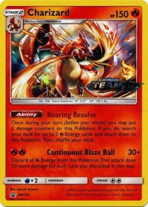 Charizard - SM158 (Prerelease) - Pokemon Sun & Moon promo