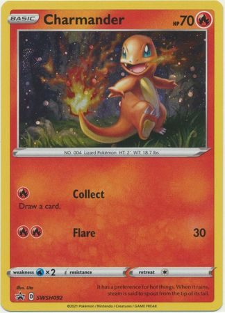 Charmander - SWSH092 - Pokemon Sword & Shield promo