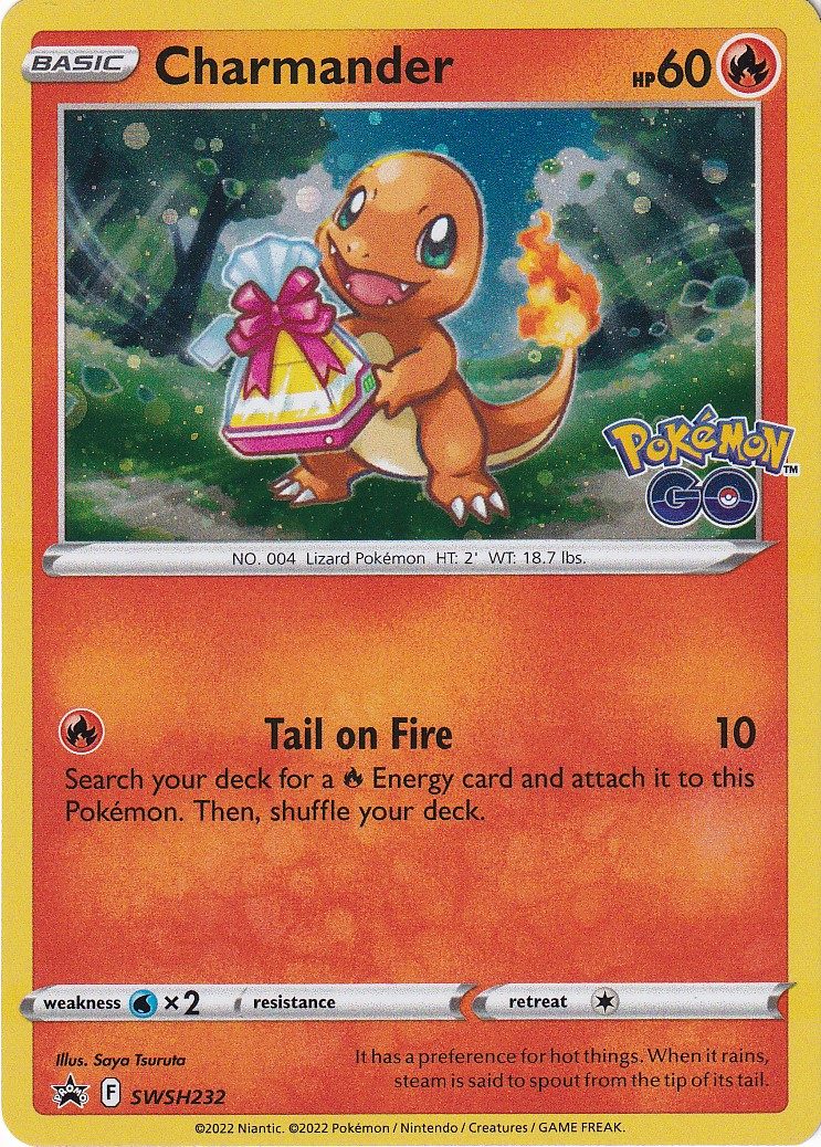 Charmander - SWSH232 - Pokemon Sword & Shield promo