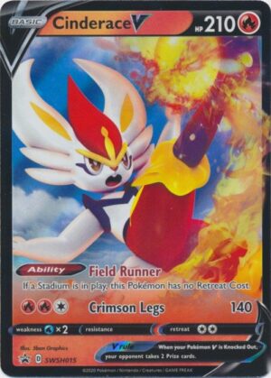 Cinderace V - SWSH015 - Pokemon Sword & Shield promo