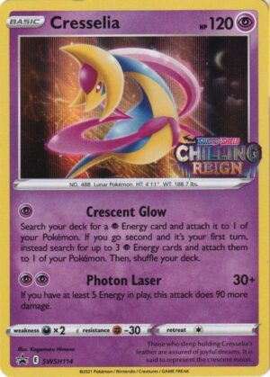 Cresselia - SWSH114 (Prerelease) - Pokemon Sword & Shield promo