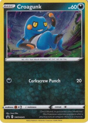Croagunk - SWSH245 - Pokemon Sword & Shield promo