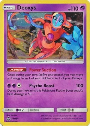 Deoxys - SM164 - Pokemon Sun & Moon promo