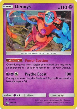Deoxys - SM164 - Pokemon Sun & Moon promo