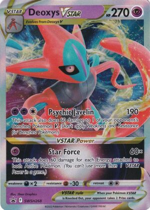 Deoxys VSTAR - SWSH268 - Pokemon Sword & Shield promo