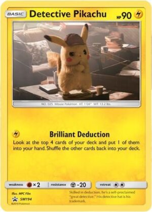 Detective Pikachu - SM194 - Pokemon Sun & Moon promo