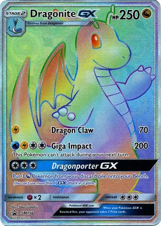 Dragonite GX - SM156 - Pokemon Sun & Moon promo