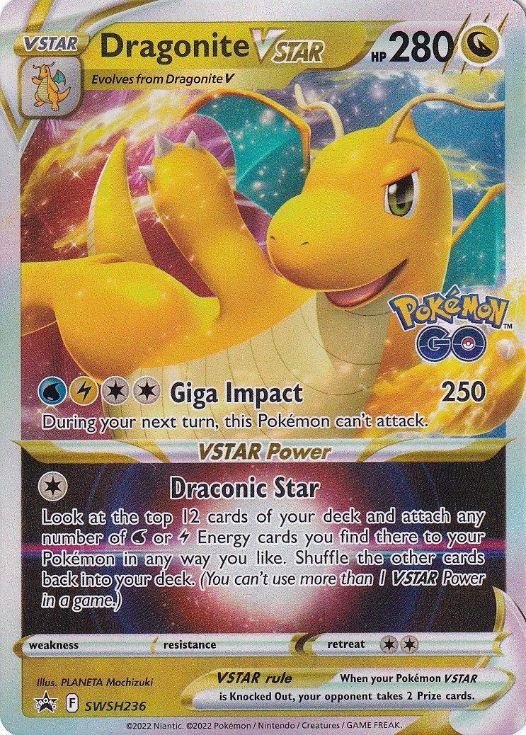 Dragonite VSTAR - SWSH236 - Pokemon Sword & Shield promo