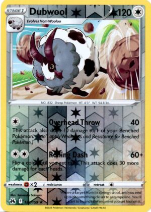 Dubwool - 122/159 - Reverse