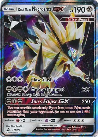 Dusk Mane Necrozma GX - SM102 - Pokemon Sun & Moon promo