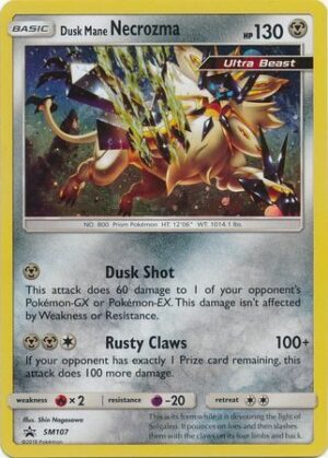 Dusk Mane Necrozma - SM107 - Pokemon Sun & Moon promo