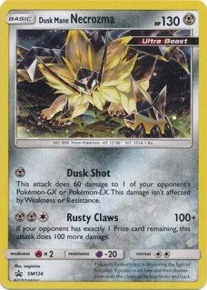 Dusk Mane Necrozma - SM124 - Pokemon Sun & Moon promo