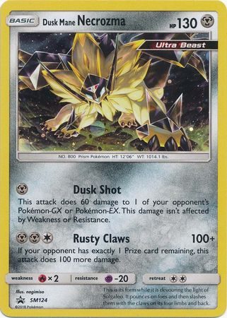 Dusk Mane Necrozma - SM124 - Pokemon Sun & Moon promo