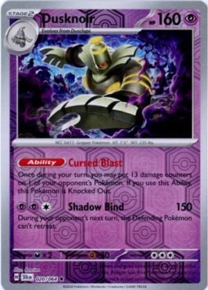 Dusknoir - 020/064 - Reverse