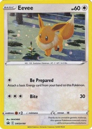 Eevee - SWSH190 - Pokemon Sword & Shield promo